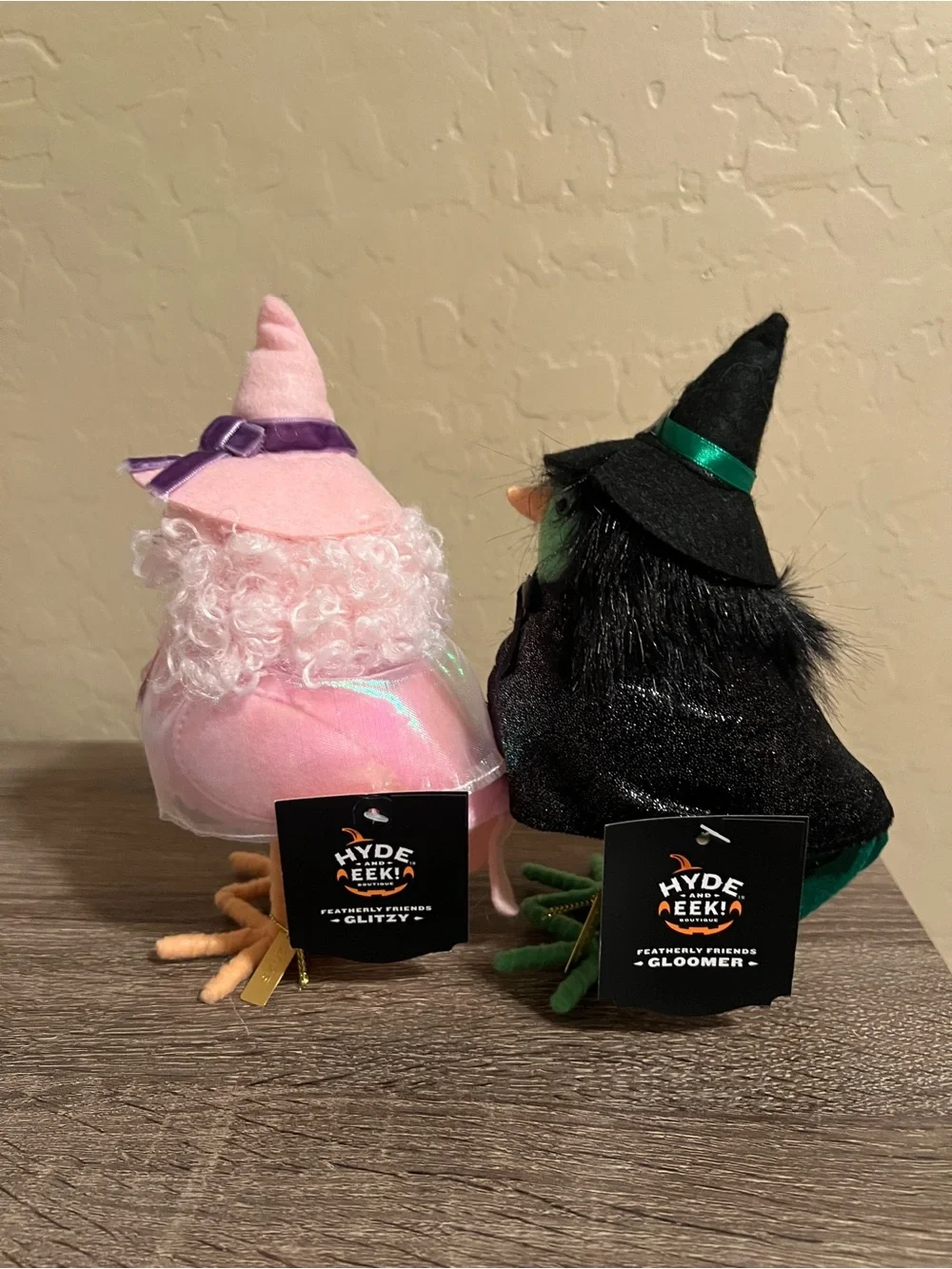Target Hyde and Eek Featherly Friends Halloween Birds Wicked Glitzy Gloomer NWT
